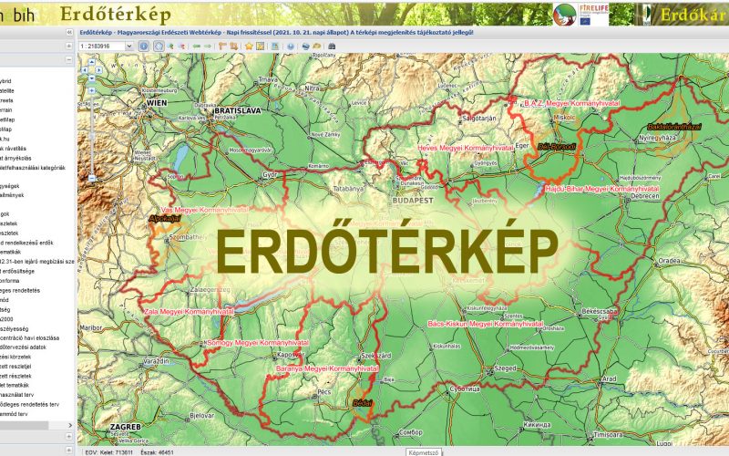 Megújult a mobilos erdőtérkép