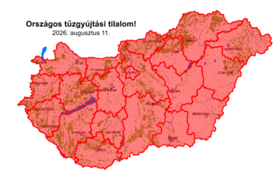 Aktuális tűzgyújtási tilalmak – már a MEGOSZ honlapjáról is elérhető a térkép